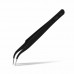 Set of 2 x tweezers for nano and micro caches - Stainless steel (MATT BLACK finish) 12/15